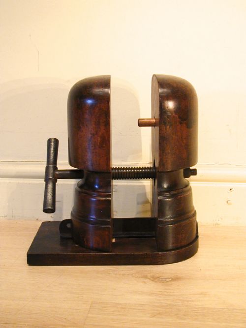 A Stunning Milliner's Adjustable Hat Block