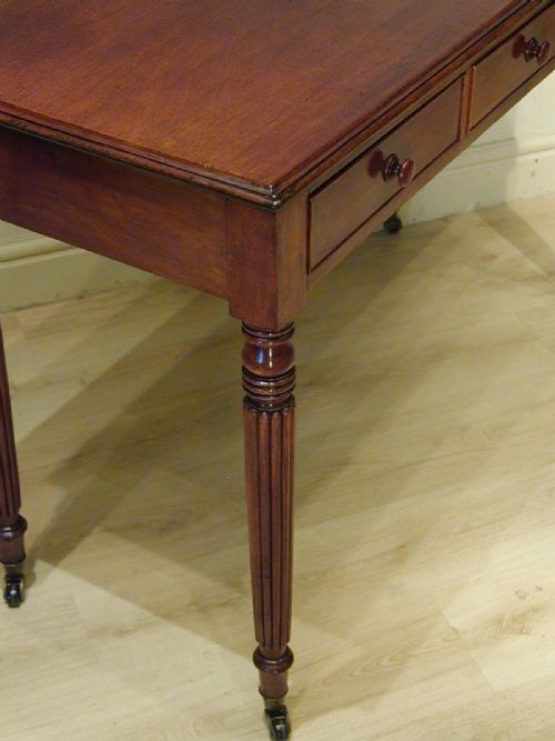 A FINE LATE GEORGIAN DESKSIDE TABLE - ADDITIONAL PHOTO 10