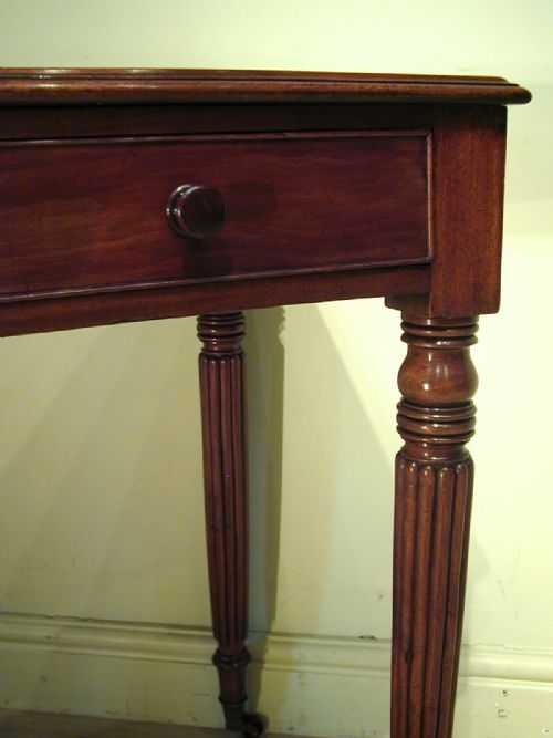 A FINE LATE GEORGIAN DESKSIDE TABLE - ADDITIONAL PHOTO 13