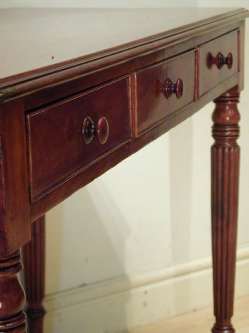 A FINE LATE GEORGIAN DESKSIDE TABLE - ADDITIONAL PHOTO 14