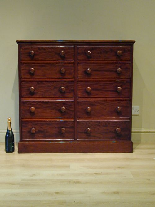 a truly wonderful double chest of drawers - CATEGORY: ANTIQUE CHEST OF DRAWERS - DATED 1870