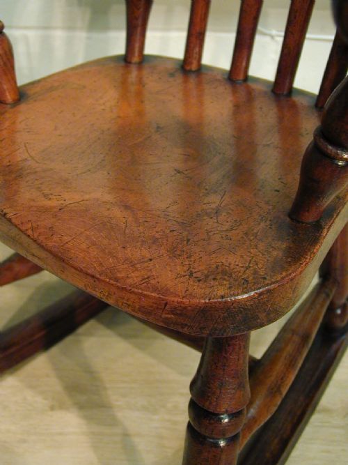 BEAUTIFUL VICTORIAN CHILD'S ROCKING CHAIR - ADDITIONAL PHOTO 12