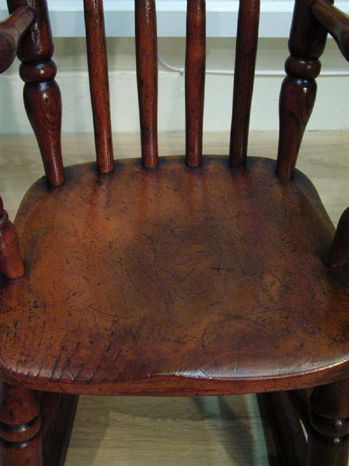 BEAUTIFUL VICTORIAN CHILD'S ROCKING CHAIR - ADDITIONAL PHOTO 13