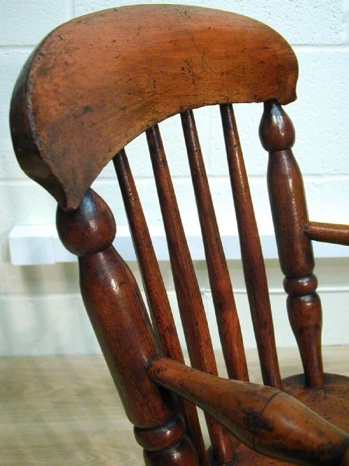 BEAUTIFUL VICTORIAN CHILD'S ROCKING CHAIR - ADDITIONAL PHOTO 14