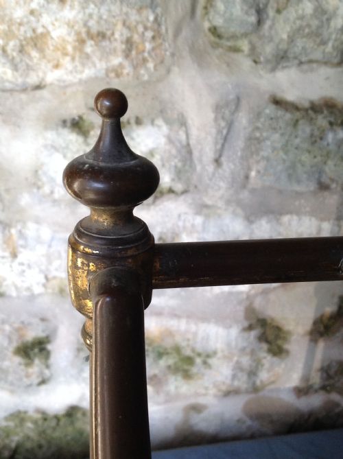 LATE VICTORIAN BRASS IRON STICKUMBRELLA STAND - ADDITIONAL PHOTO 11