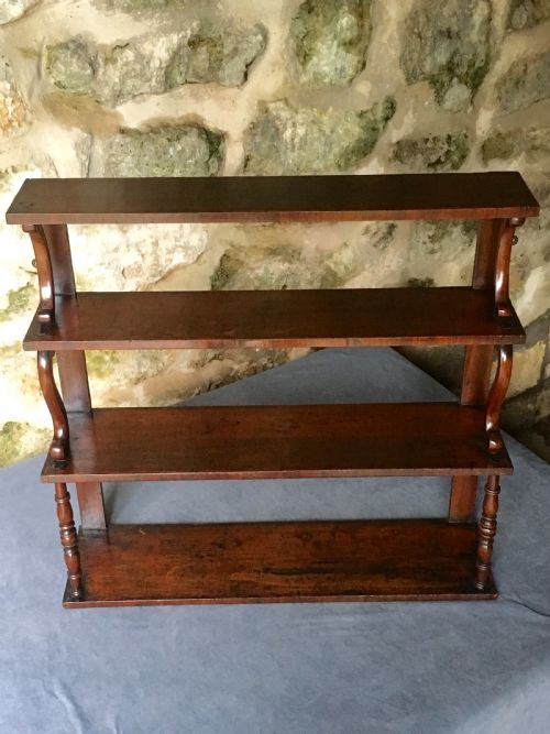 FINE SET OF 19TH CENTURY WALL SHELVES - ADDITIONAL PHOTO 6