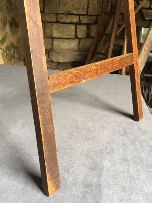 EARLY C20TH OAK EASEL - ADDITIONAL PHOTO 6