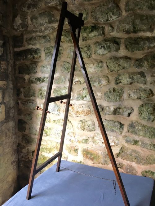 EARLY C20TH OAK EASEL - ADDITIONAL PHOTO 14