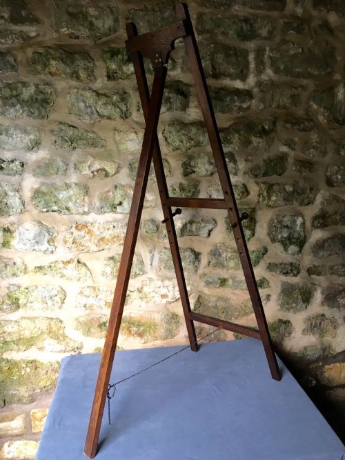 EARLY C20TH OAK EASEL - ADDITIONAL PHOTO 15