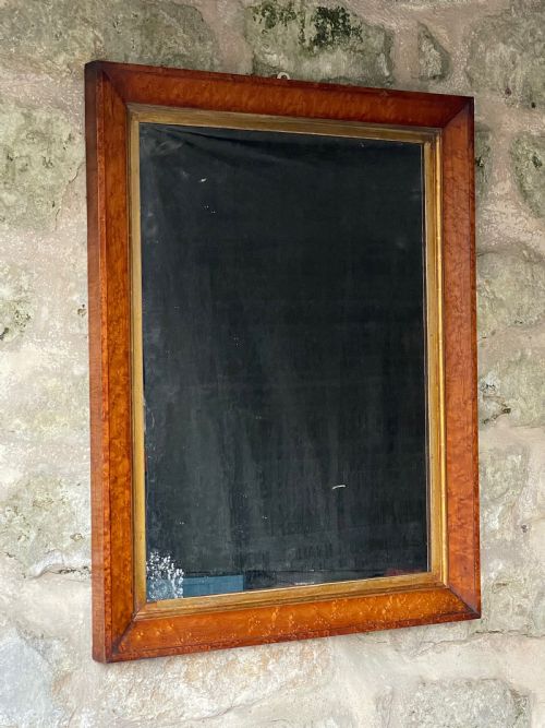 BEST QUALITY BIRD'S EYE MAPLE MIRROR - ADDITIONAL PHOTO 4
