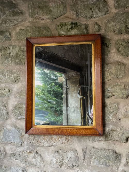 BEST QUALITY BIRD'S EYE MAPLE MIRROR - ADDITIONAL PHOTO 1