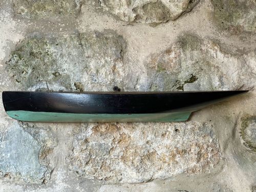 EARLY 20TH CENTURY HALFHULL YACHT MODEL - ADDITIONAL PHOTO 25