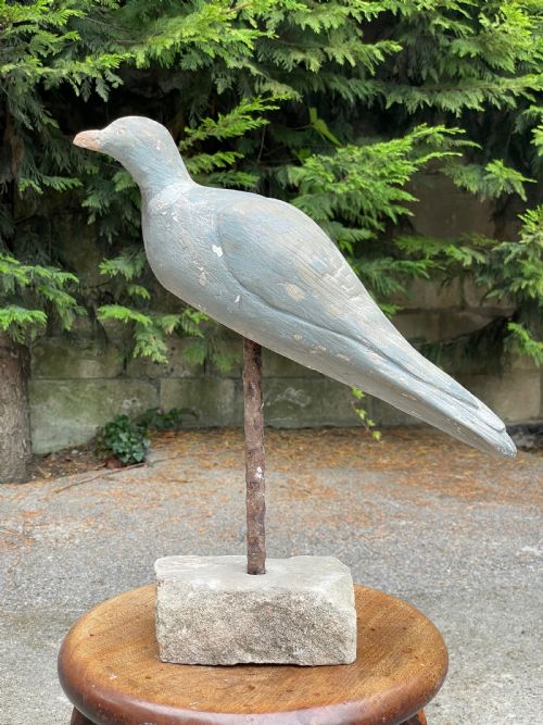 beautiful decoy pigeon - CATEGORY: ANTIQUE MISCELLANEOUS - DATED 1920
