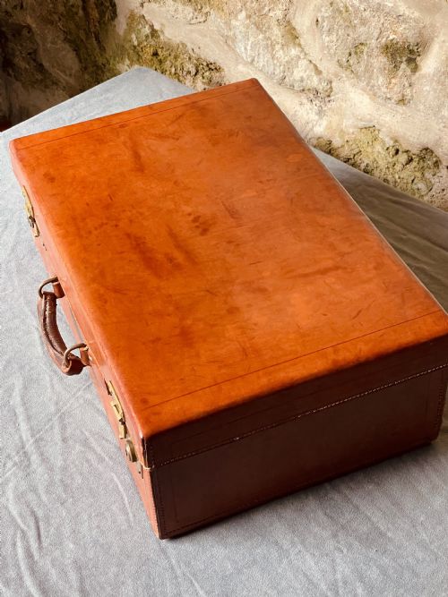 LUGGAGE A TOP QUALITY LEATHER SUITCASE - ADDITIONAL PHOTO 5
