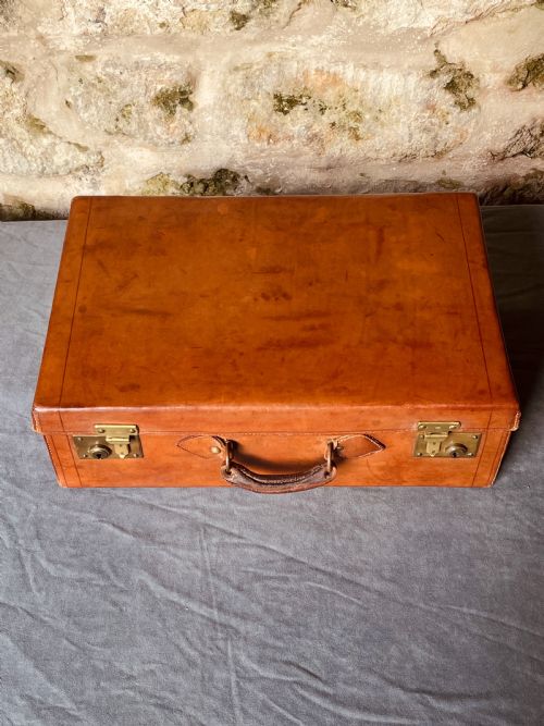 LUGGAGE A TOP QUALITY LEATHER SUITCASE - ADDITIONAL PHOTO 8