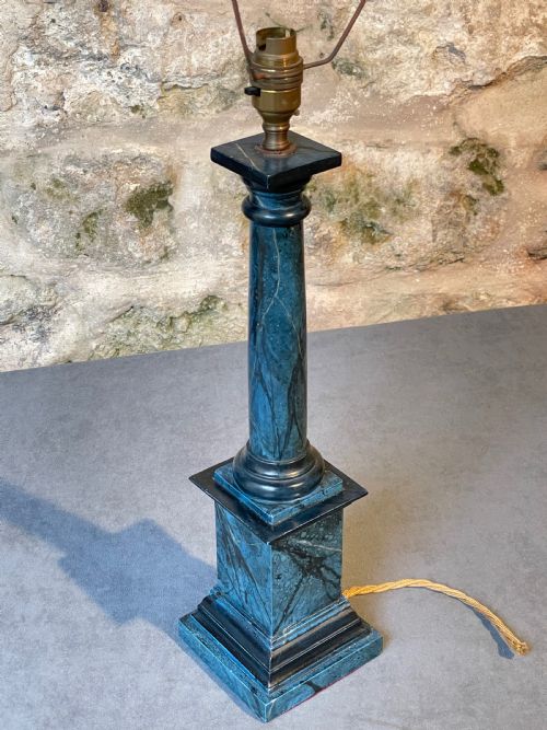 early 20th century table lamp - CATEGORY: ANTIQUE LIGHTING - DATED EDWARDIAN