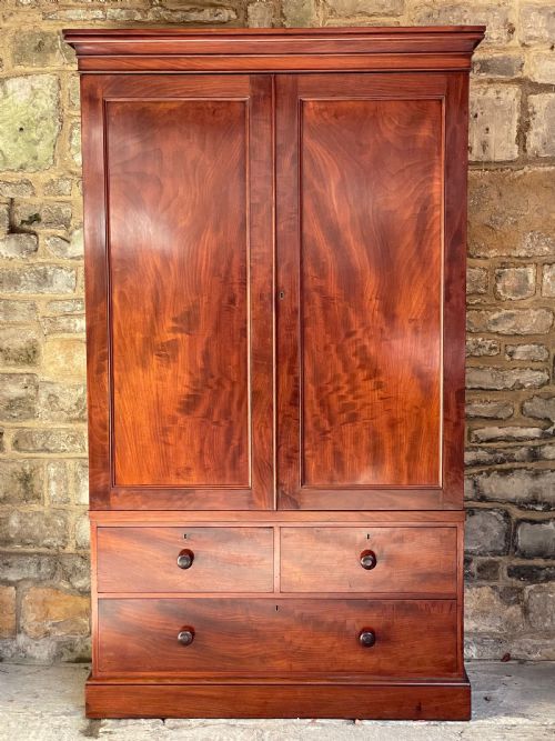 top quality twodoor wardrobe - CATEGORY: ANTIQUE CUPBOARDS - DATED 1860