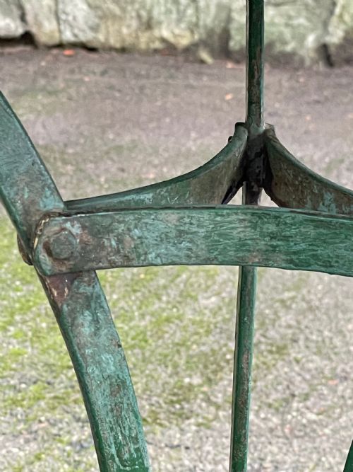 PAINTED METAL BISTRO TRIPOD TABLE - ADDITIONAL PHOTO 20