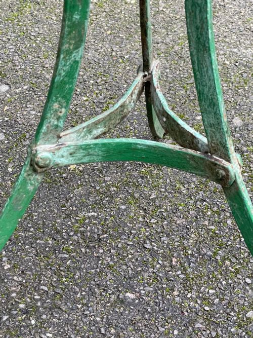 PAINTED METAL BISTRO TRIPOD TABLE - ADDITIONAL PHOTO 22