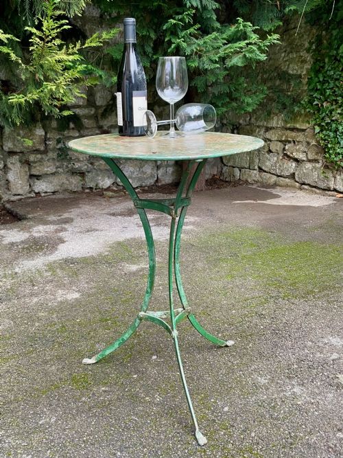 PAINTED METAL BISTRO TRIPOD TABLE - ADDITIONAL PHOTO 28