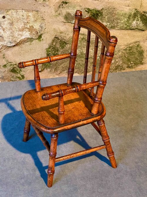 BEAUTIFUL VICTORIAN MINIATURE CHAIR - ADDITIONAL PHOTO 11