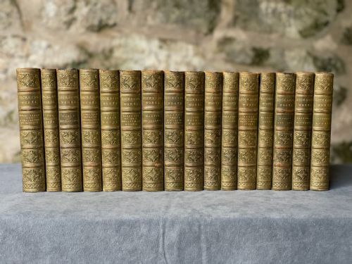 SIXTEEN LEATHER BOUND BOOKS - ADDITIONAL PHOTO 1