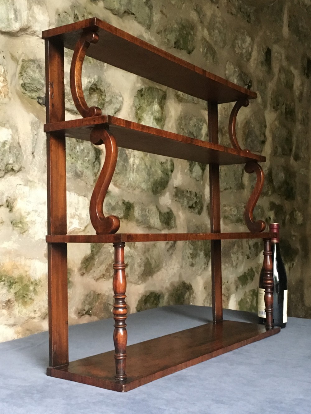 Fine set of 19th century wall shelves