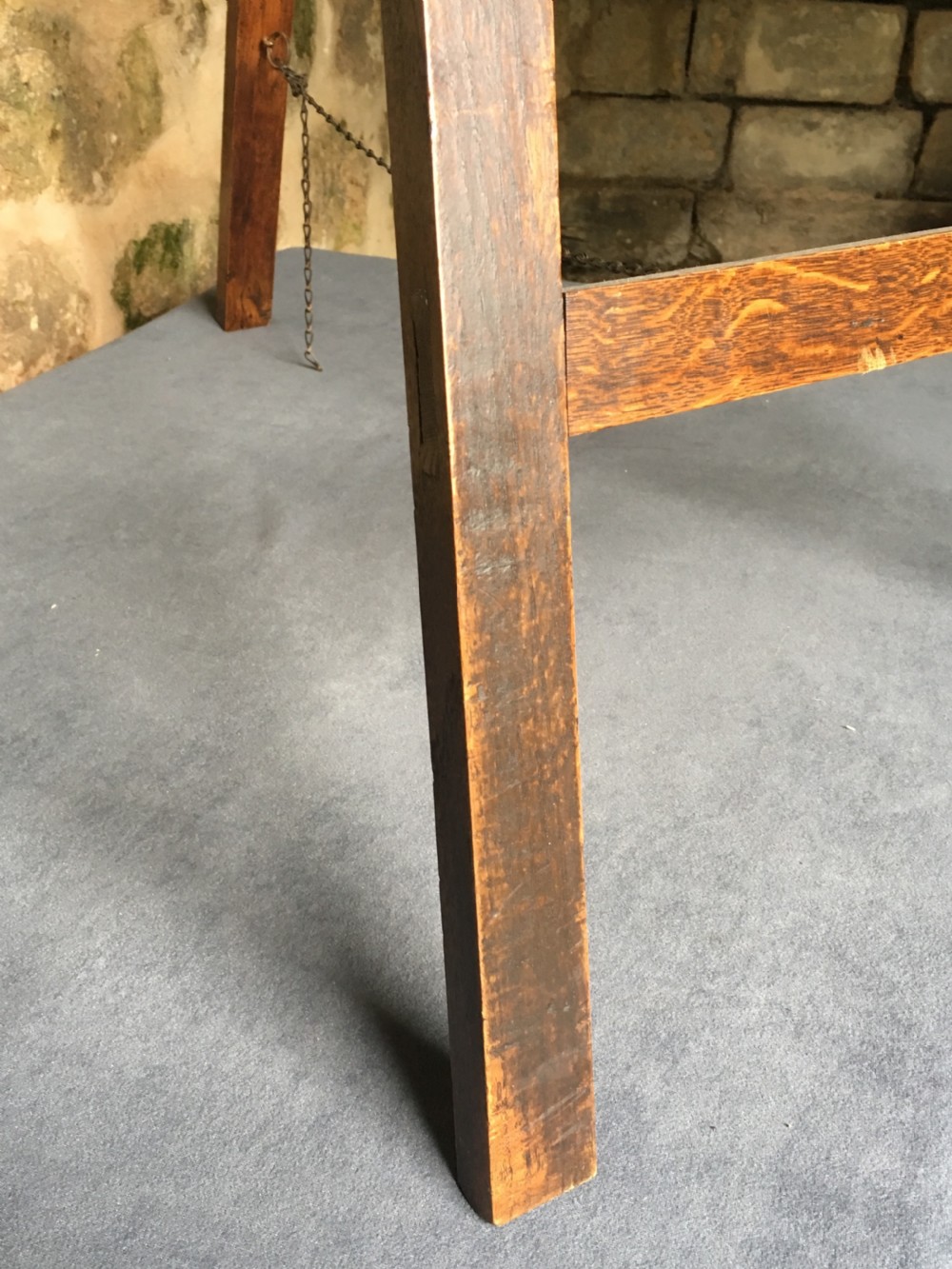 Early c20th oak easel View VI