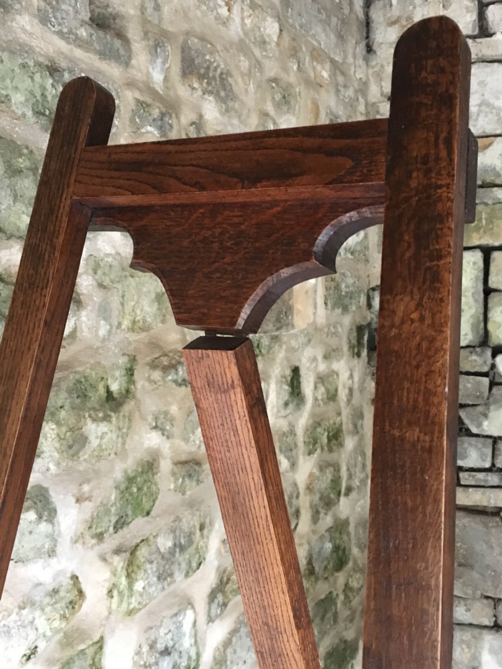 Early c20th oak easel View XI