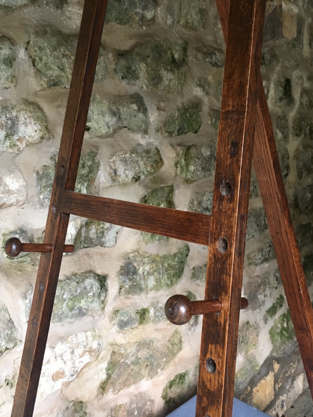 Early c20th oak easel View XII