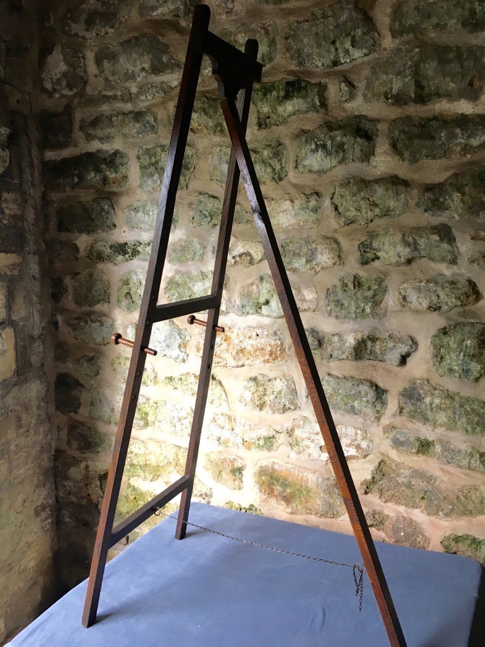Early c20th oak easel View XV