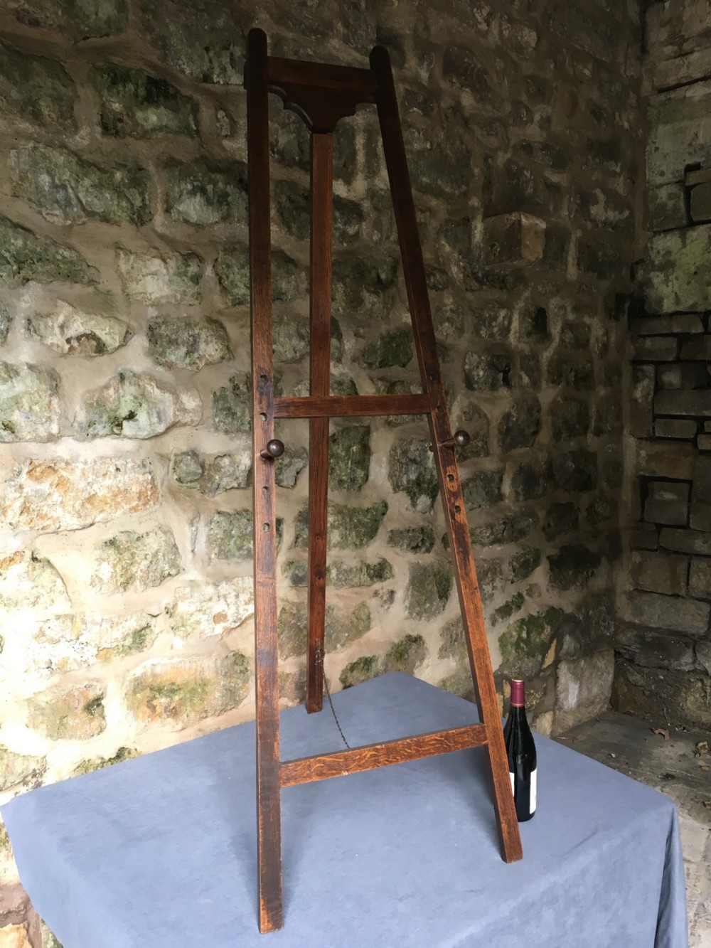 Early c20th oak easel View XIX