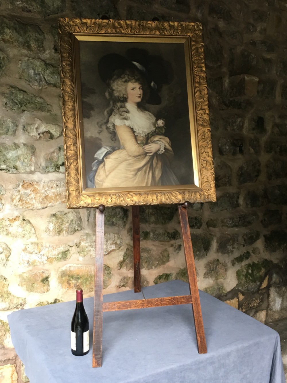Early c20th oak easel View XXI