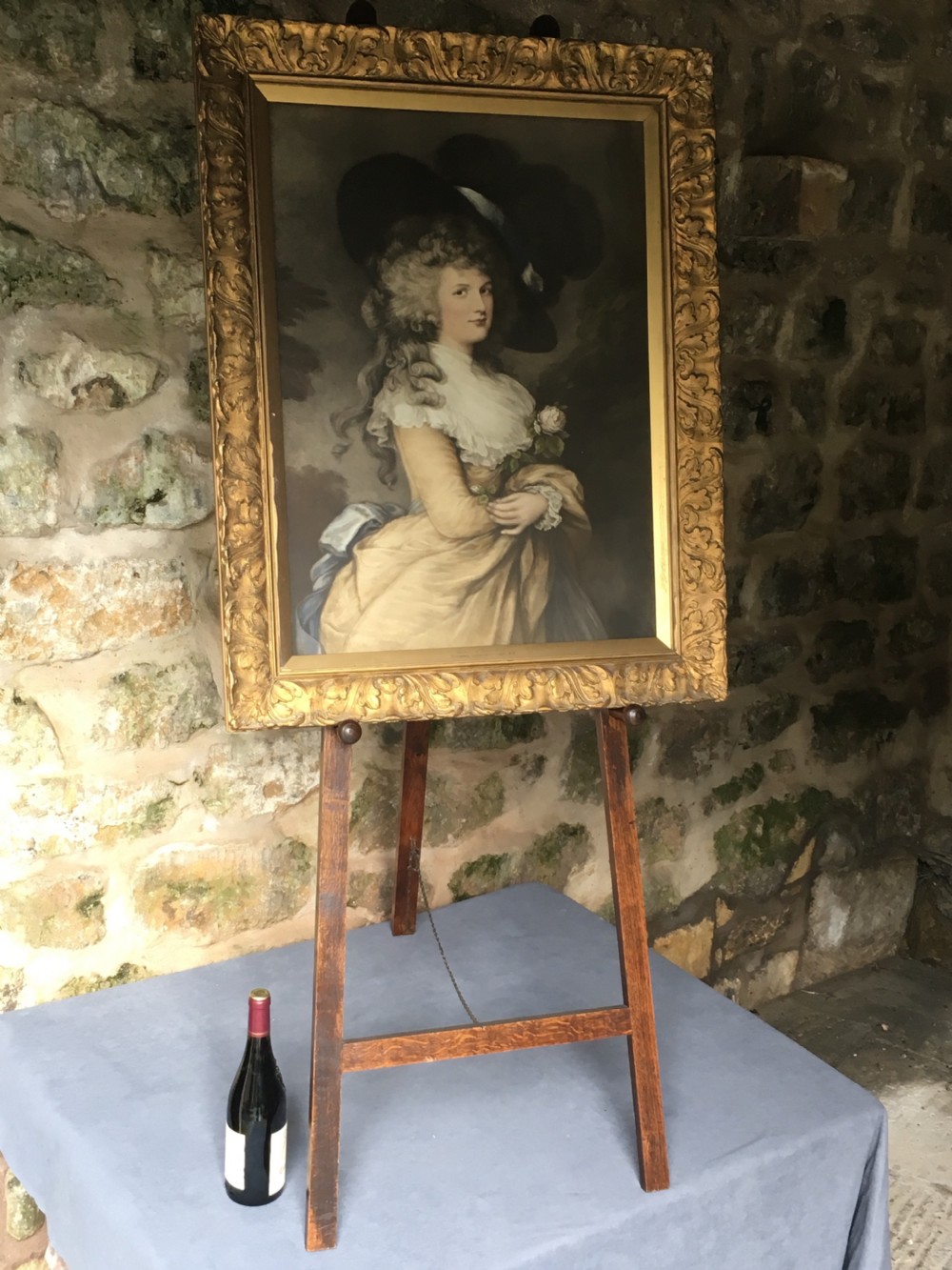 Early c20th oak easel View XXIV