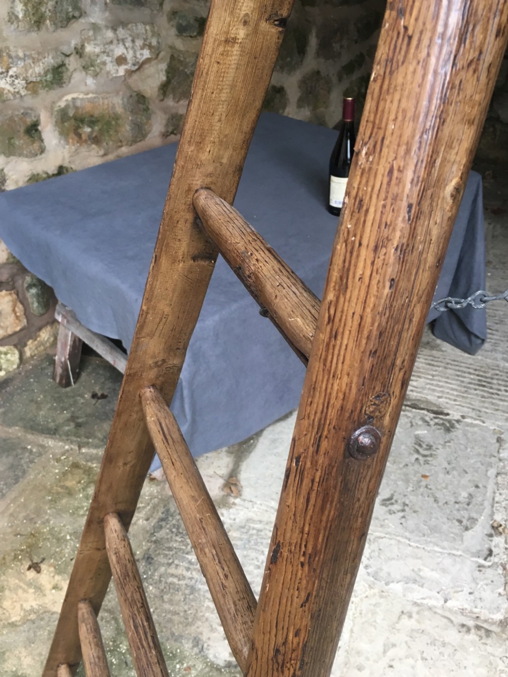 Fruit picker's ladder — towel rail View XIII