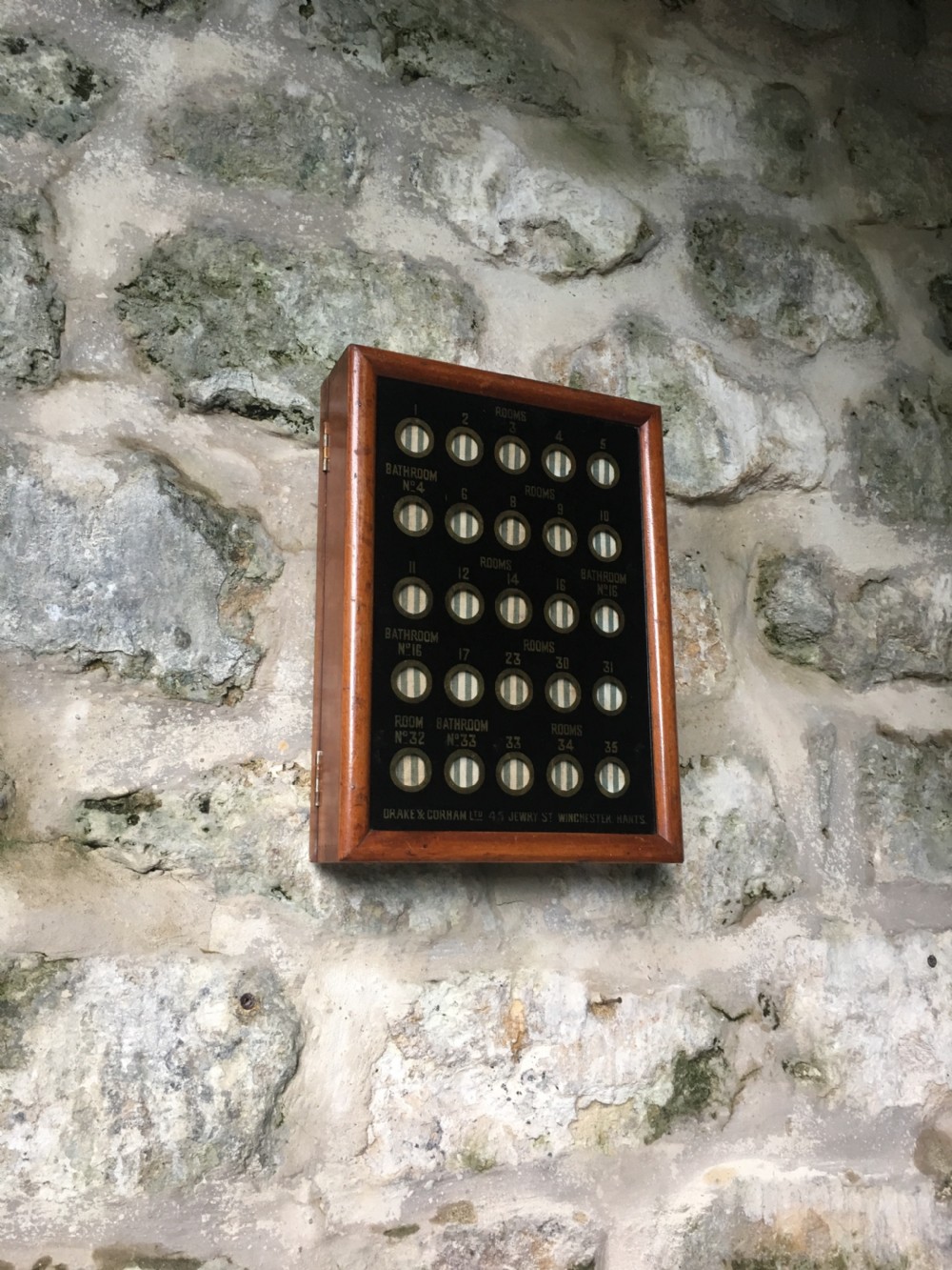 An exceptional butler's bell box View III