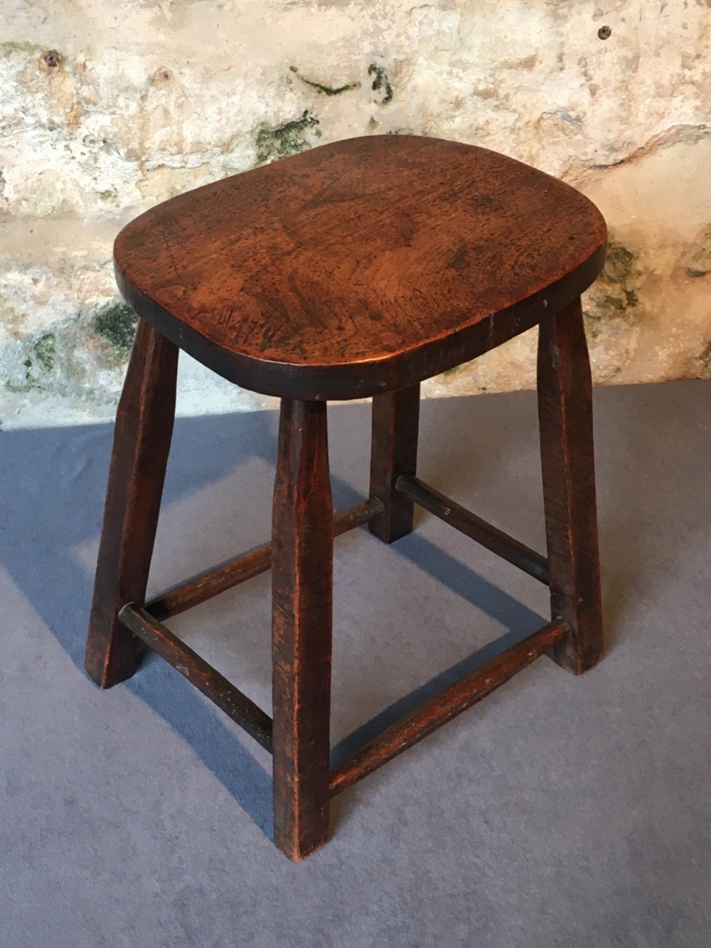 Country-made fruitwood stool View V