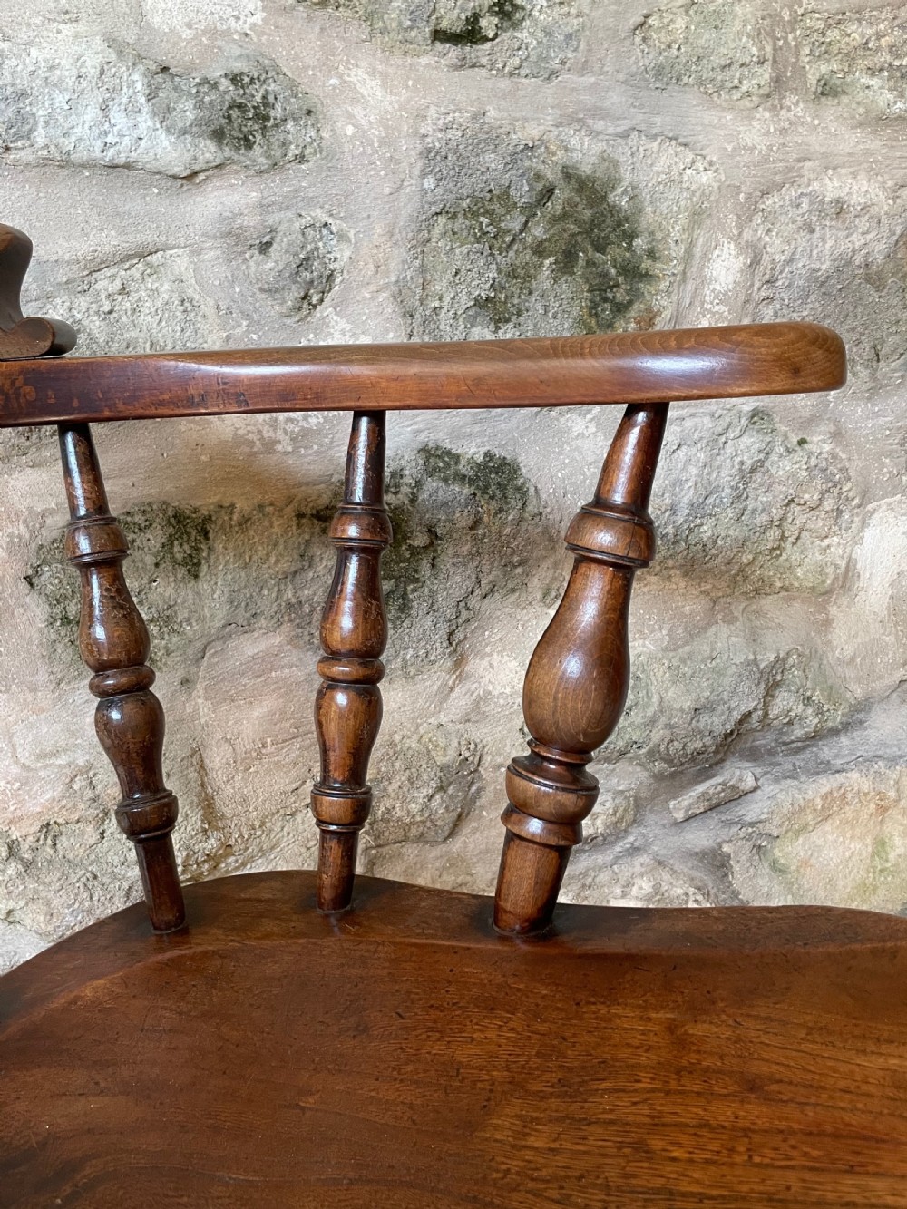 High quality captain's Windsor chair View XIII