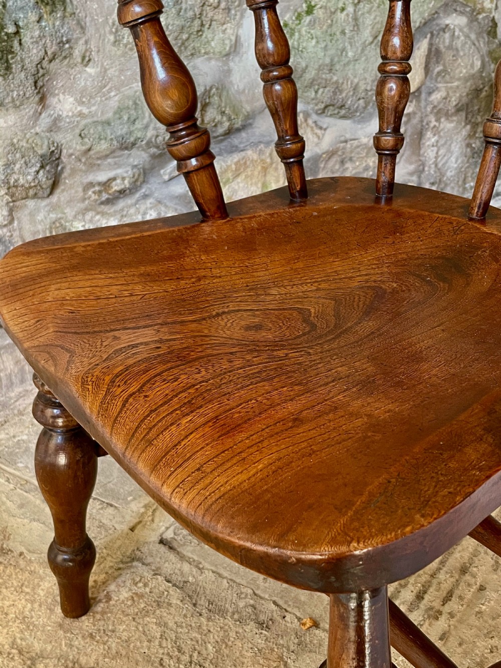 High quality captain's Windsor chair View XVII