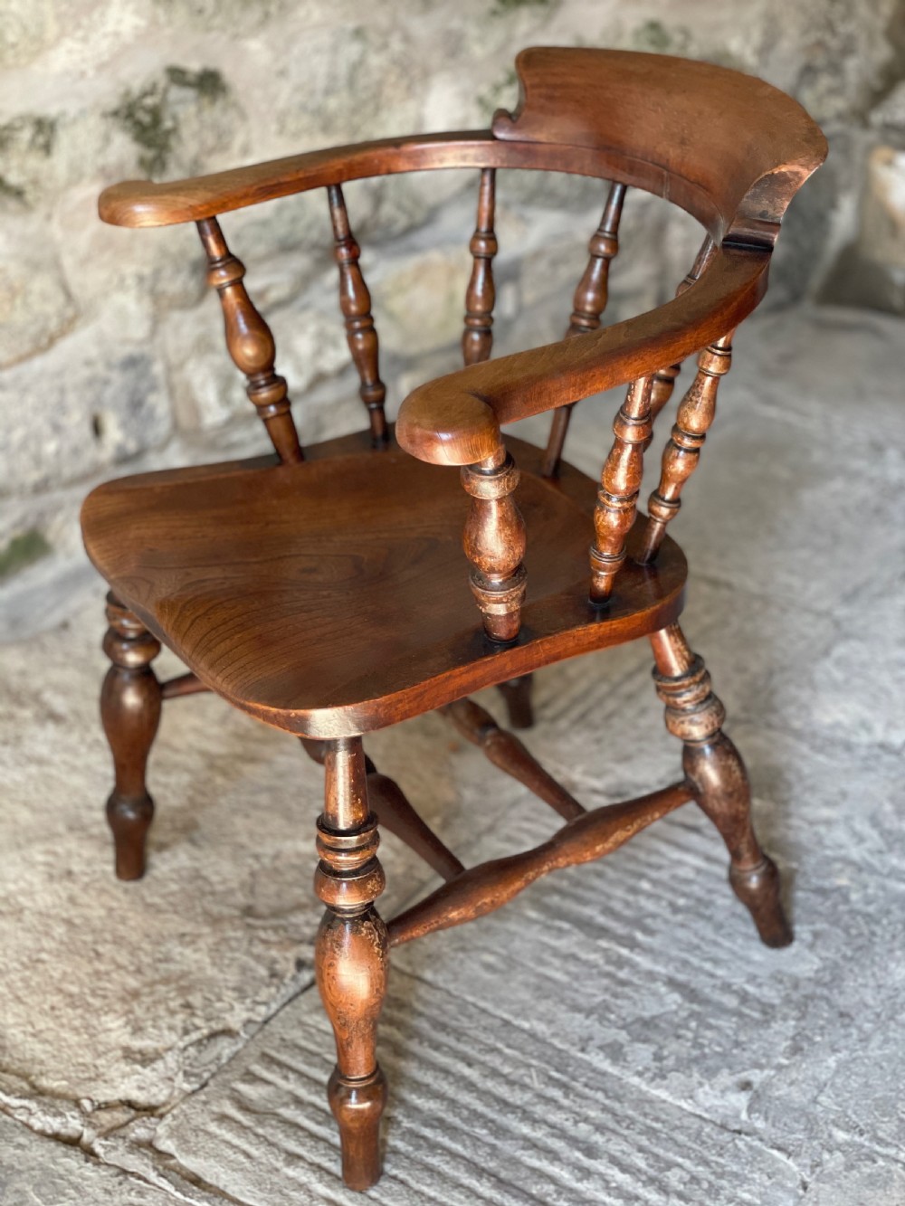 High quality captain's Windsor chair View XVIII