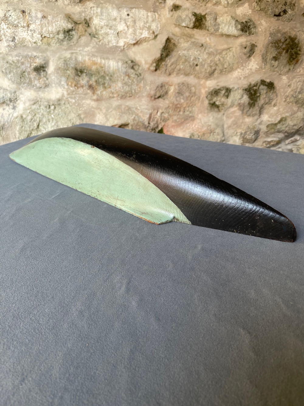 Early 20th century half-hull yacht model View IX