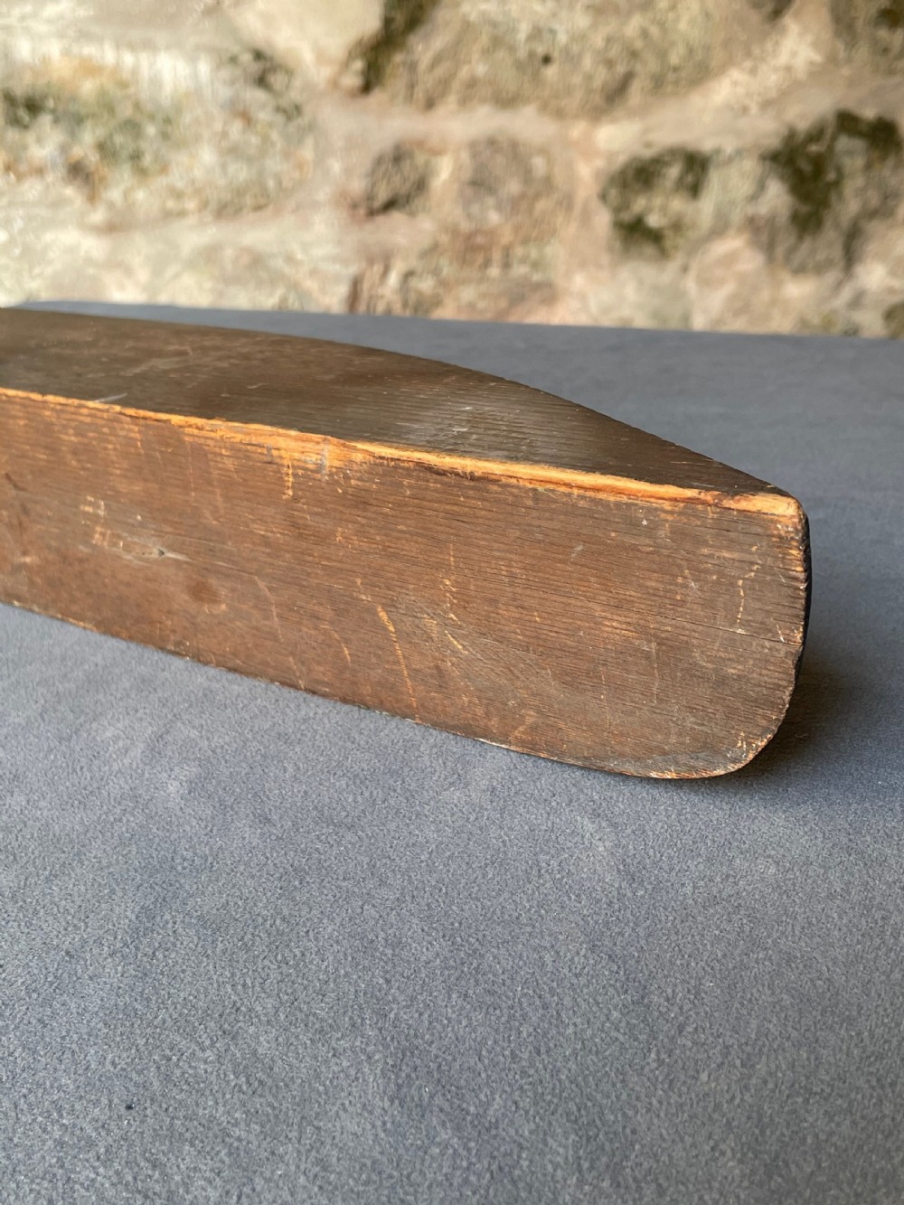 Early 20th century half-hull yacht model View X