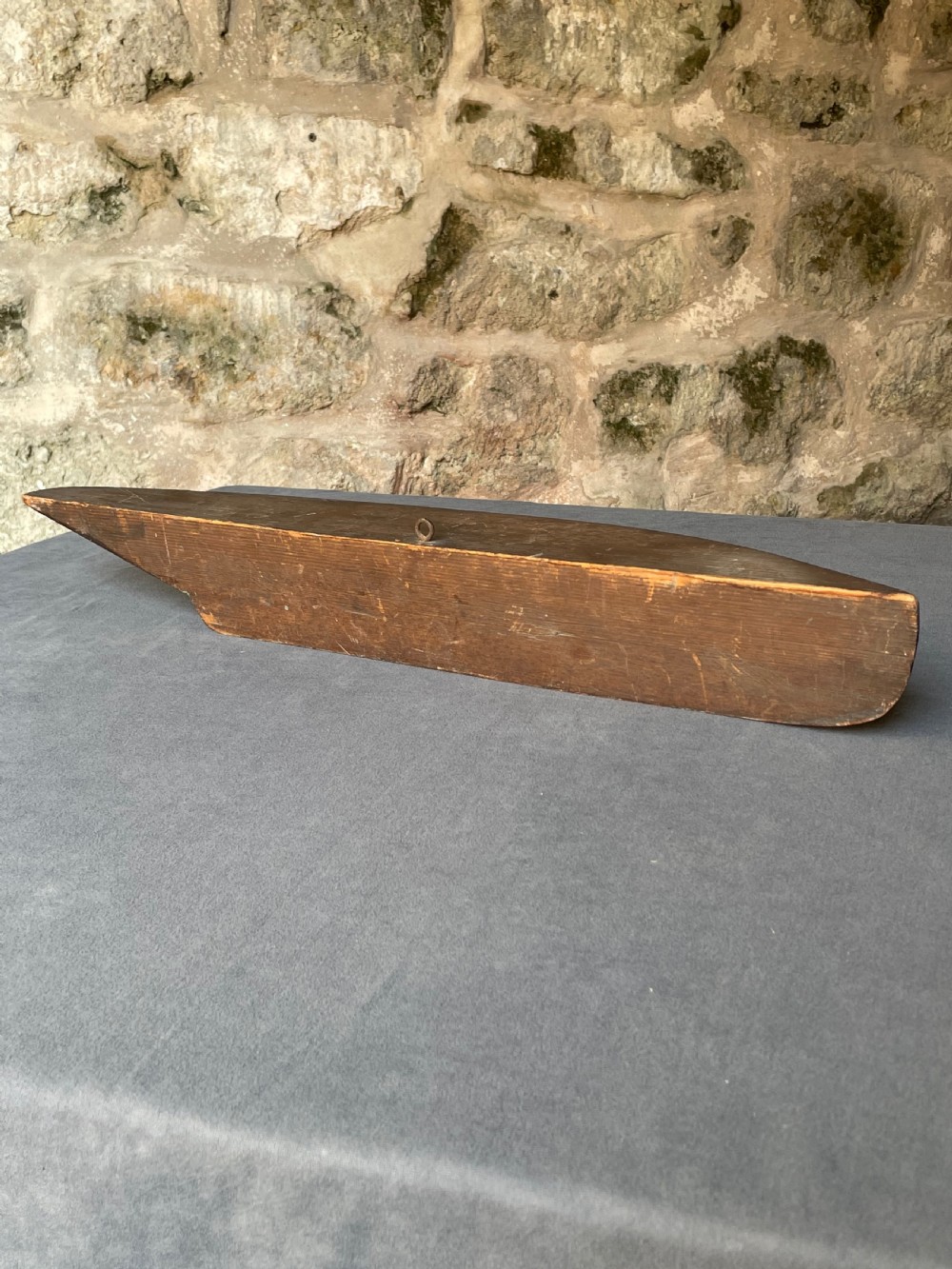 Early 20th century half-hull yacht model View XI