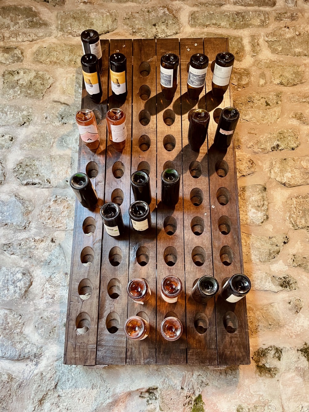 Wall-mounted wine rack View XXV
