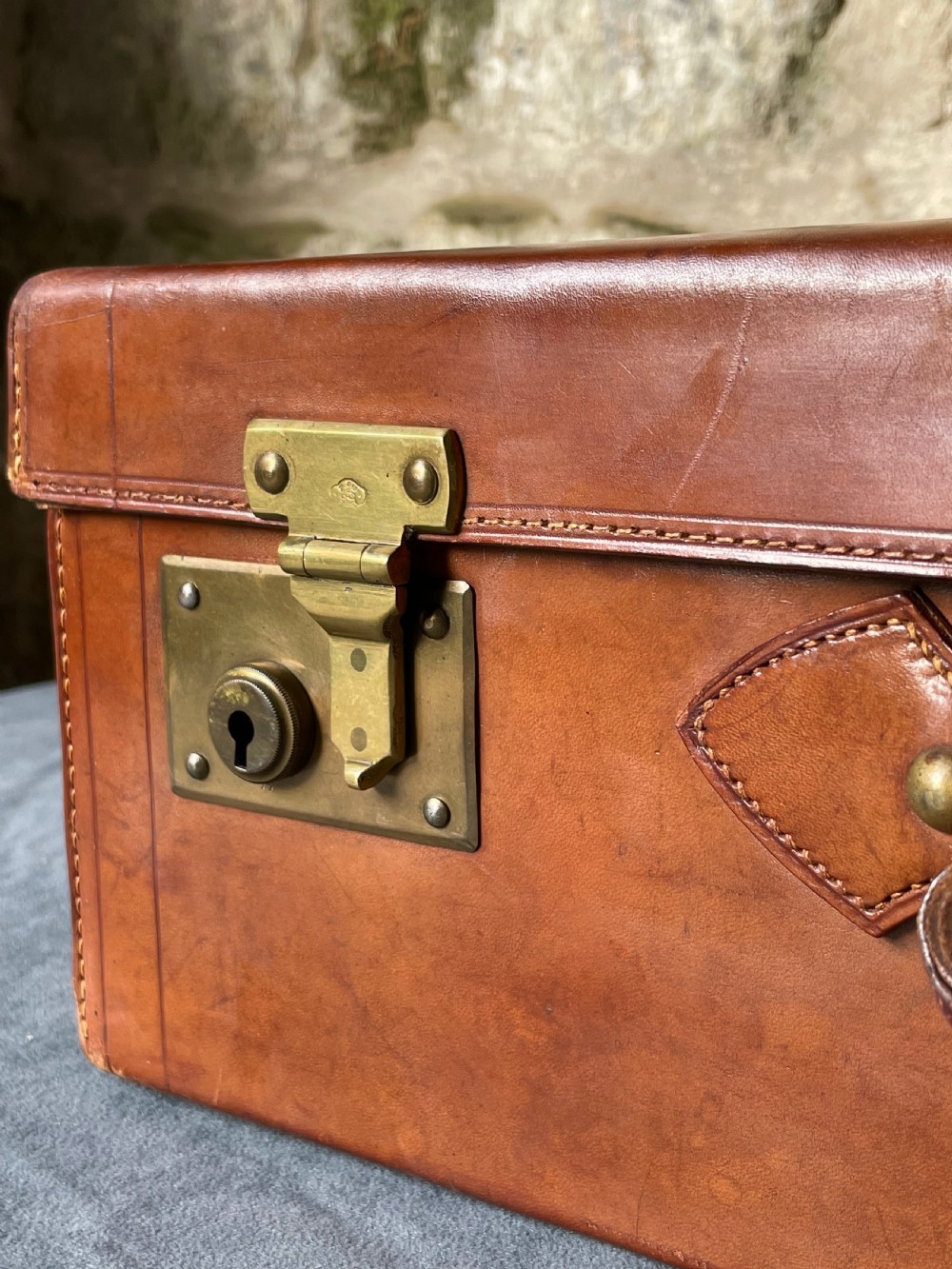 Luggage: a top quality leather suitcase View XIV