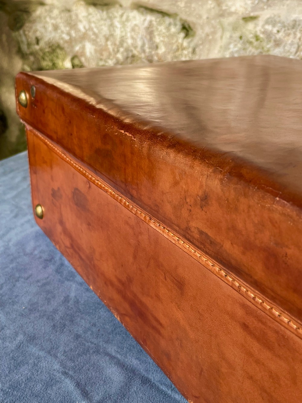 Luggage: a top quality leather suitcase View XXII