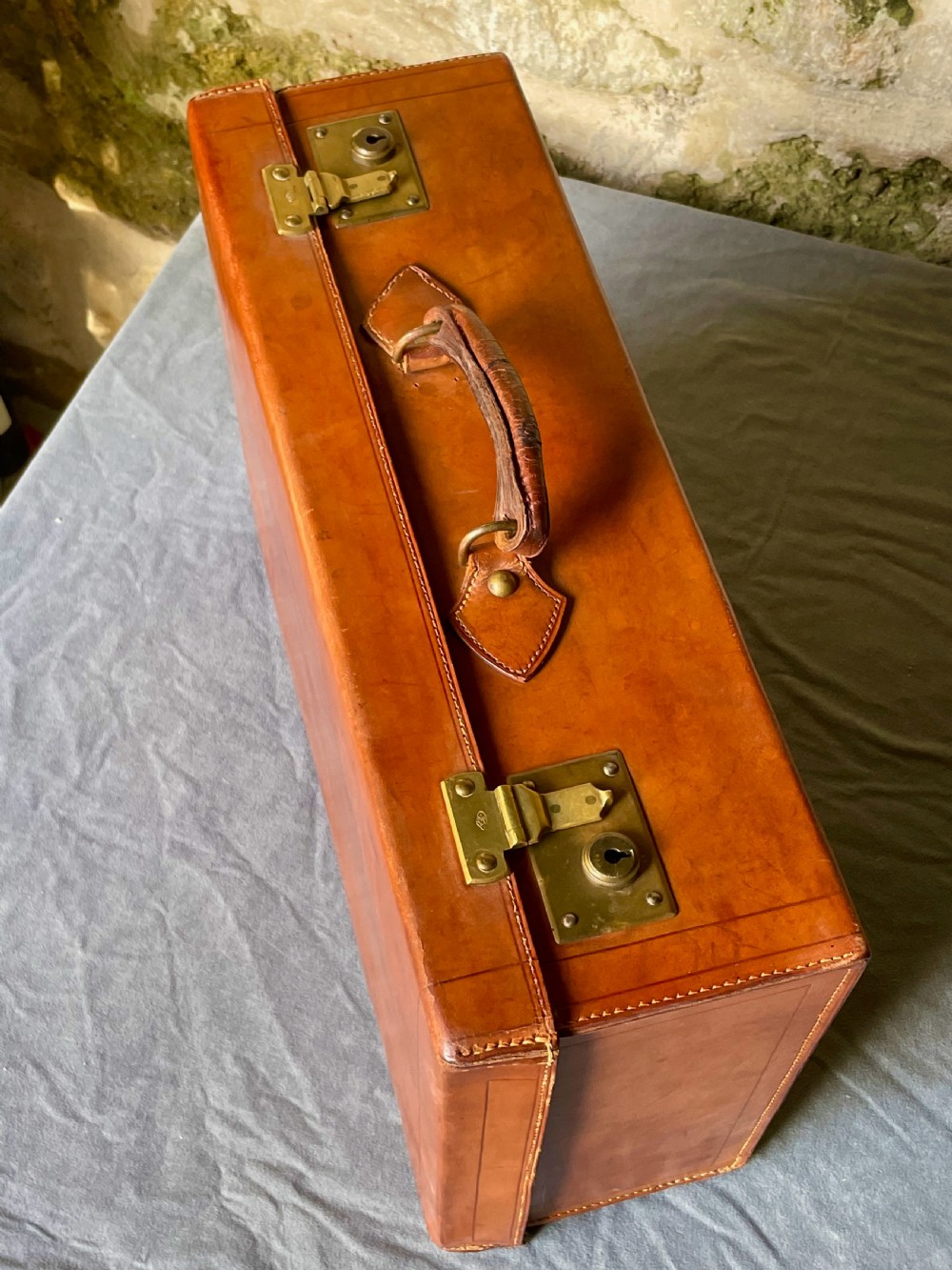 Luggage: a top quality leather suitcase View XXIV