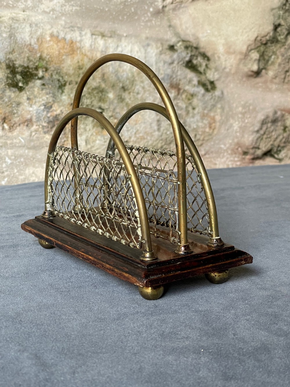 Desk-top accessory: an Edwardian letter rack