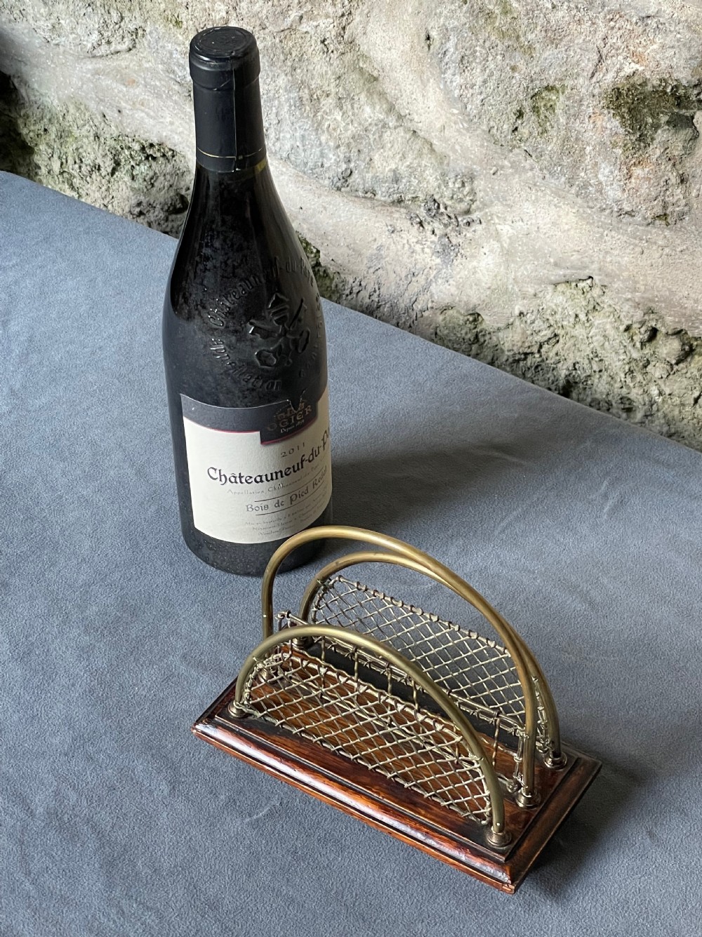 Desk-top accessory: an Edwardian letter rack View III