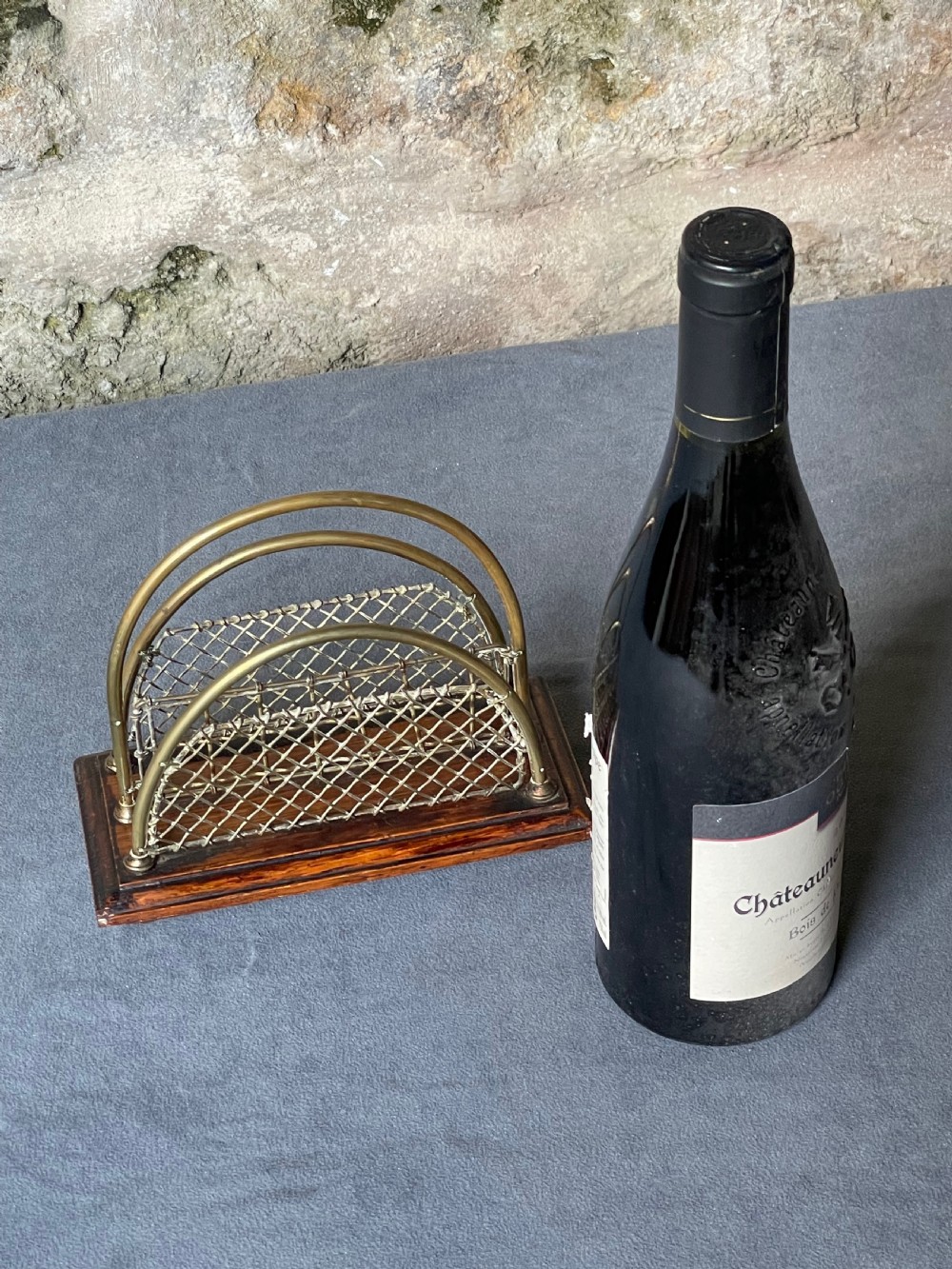 Desk-top accessory: an Edwardian letter rack View IV